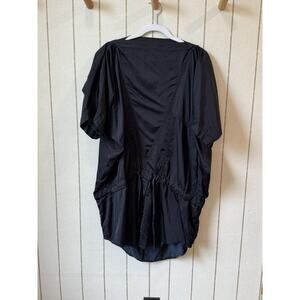 Prairie Underground Above Below Tunic Top 12AM Navy Blue medium Minimal Artsy